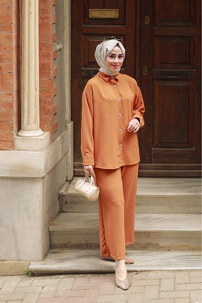 suffemoda Arfa Ayrobin Buttoned Hijab Set