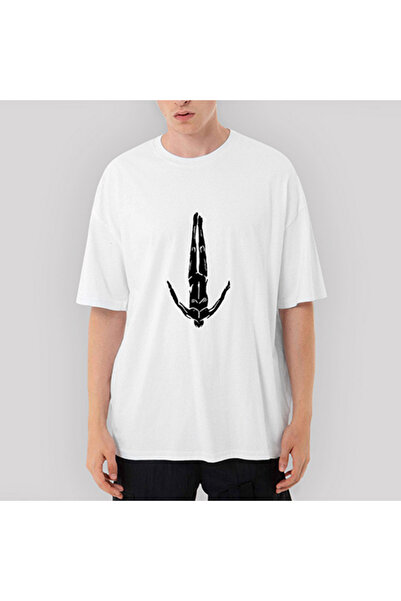 CrowsGate After Life Light supradimensionat Tricou alb L