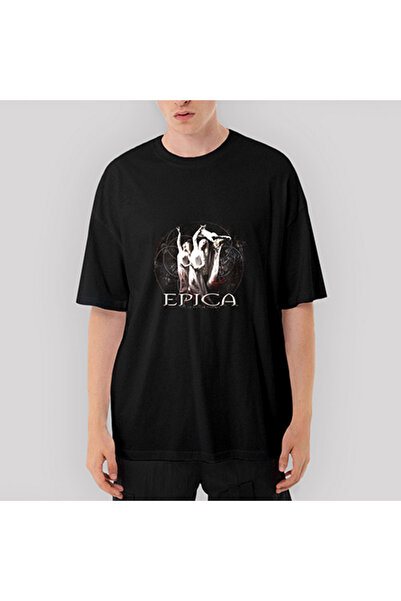 CrowsGate Tricou negru Epica The Quantum supradimensionat S