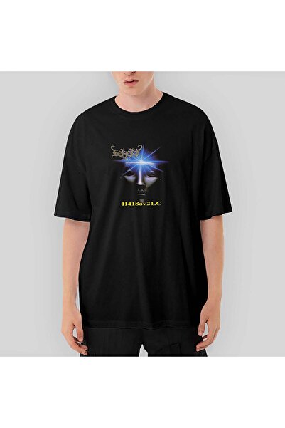 GANN Beherit h418ov21.c oversized Μαύρο T-shirt
