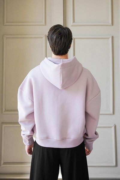 HAFKAGİYİM Φούτερ Plum Cozy Basic Full Zipper Oversize