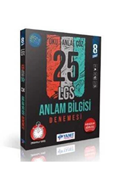 Yanıt Yayınları 8. Sınıf Anlam Bilgisi Paragraf 25 Deneme (paragrag deneme da...