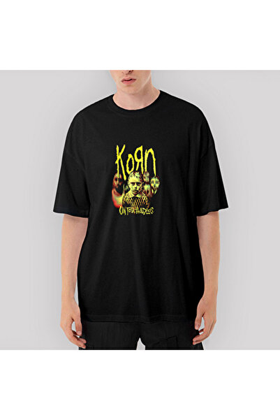 CrowsGate Tricou negru supradimensionat Korn Untouchables