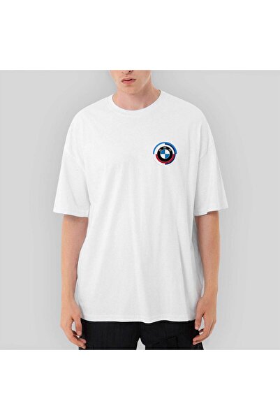 Generic Brand BMW New Logo 2023 Oversize White T-Shirt M