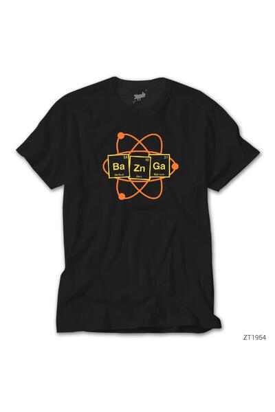 WAKHA Μαύρο T-Shirt Bazinga Science
