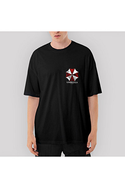CrowsGate Resident Evil Umbrella Corp Oversize kroj crna majica