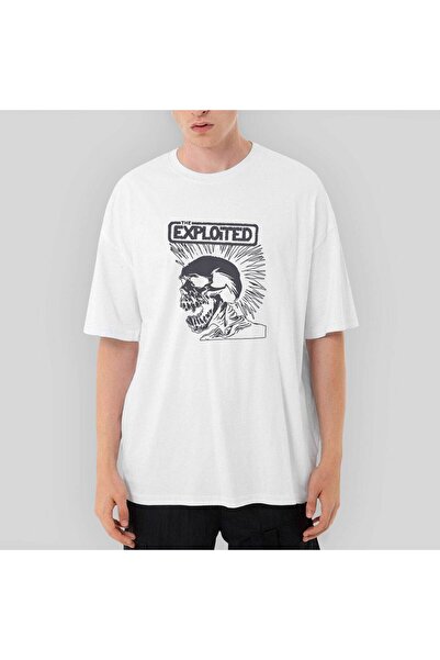 CrowsGate The Exploited Skull oversized Μαύρο Μπλουζάκι XL