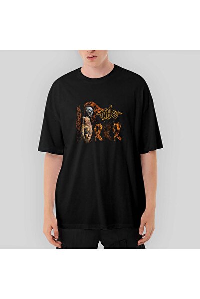 CrowsGate Νείλος Μεταξύ των Κατακόμβες του Νέφρεν Κα oversized Μαύρο Μπλουζάκι