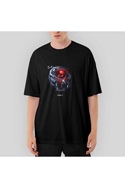 CrowsGate Tricou negru supradimensionat Six Feet Under Unborn