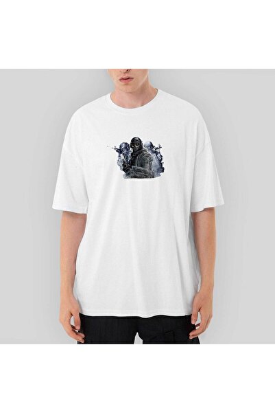 CrowsGate Call Of Duty Three Warriors oversized Λευκό T-Shirt L