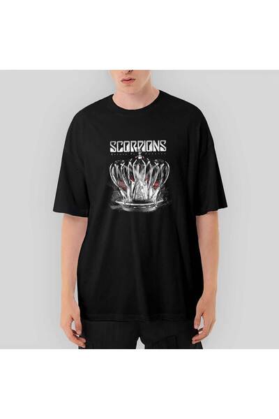 CrowsGate Scorpions Return To Forever oversized Μαύρο μπλουζάκι