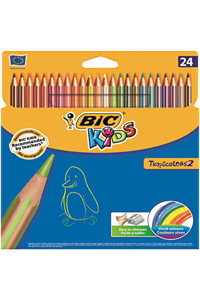 Bic Kuru Boya Tropicolors3 Tam Boy 24 Lü 9375183 / Bic