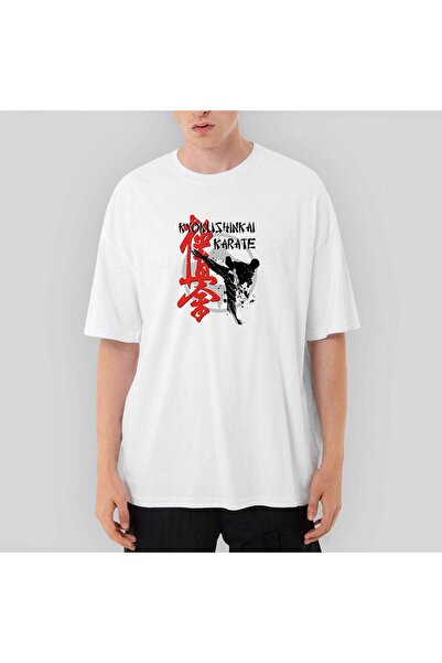 CrowsGate Tricou alb Makhachkala Sport Logo supradimensionat M