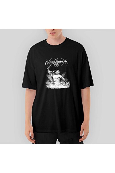 CrowsGate Tricou negru supradimensionat Nargorot Era Of Threnody