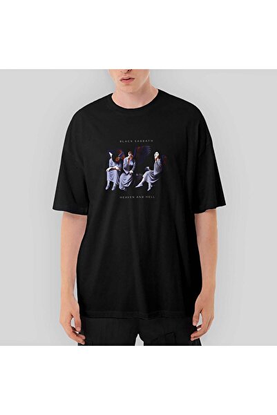 CrowsGate Black Sabbath Heaven and Hell supradimensionat Tricou negru M