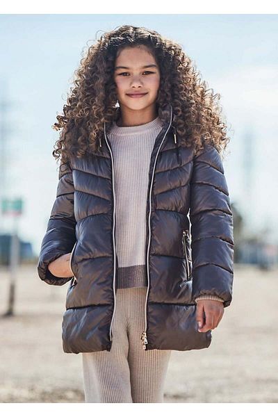 MAYORAL 10-16 Years Old Girl's Brown Colored Long Coat