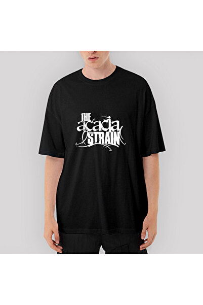 CrowsGate Tricou negru supradimensionat Acacia Strain