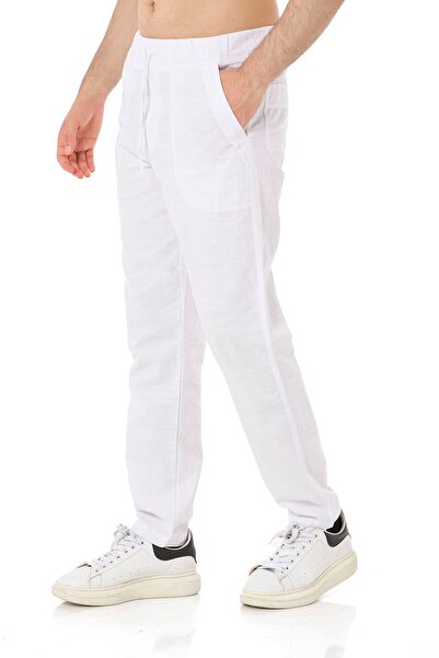 Heaven Ephesus Ανδρικό λινό παντελόνι - 5020