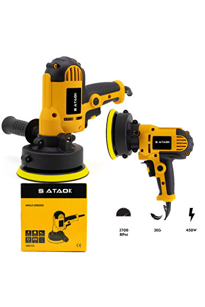 Sataok sataokMotor Korumalı Otomatik Şanzıman Devir Ayarlı Zımpara Pasta Cila...