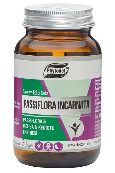 Phytodef Passiflora - 30 Capsules (Passion Flower & Lemon Balm & Valerian Capsule)