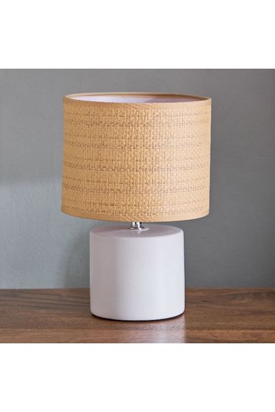 Home Box Harper Table Lamp with Natural Paper Shade - 28 cm