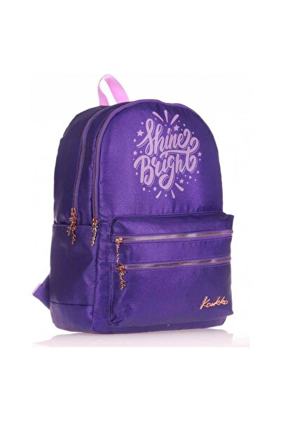 KAUKKO Purple Sparkle Backpack - K1563