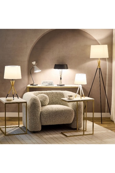 Home Box Marisha Metal Table Lamp - 35x47 cm