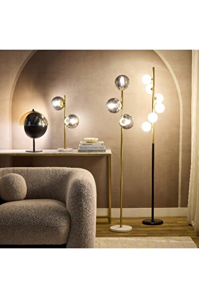 Home Box Marisha Metal and Glass Table Lamp - 30x44 cm