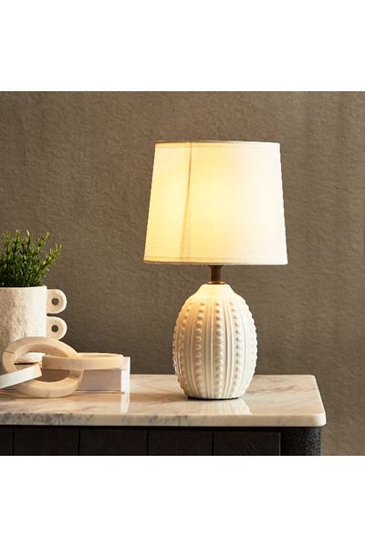 Home Box Caspian Ceramic Table Lamp - 18x18x31 cm