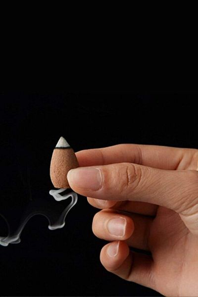Skygo 10 Pieces Backflow Waterfall Incense - Rose Scented Cone