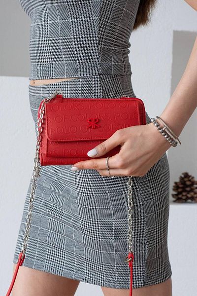 H&D COLLECTİON Mini geantă de mână și de umăr cu compartiment pentru telefon 8007
