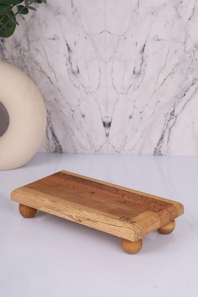Home Wooden Marble Presentation Riser