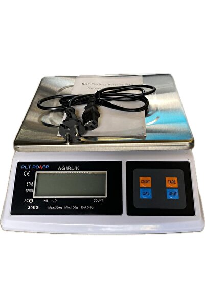 PLT POWER 30Kg/0,5Gr Hassas Elektronik Tartım Terazisi