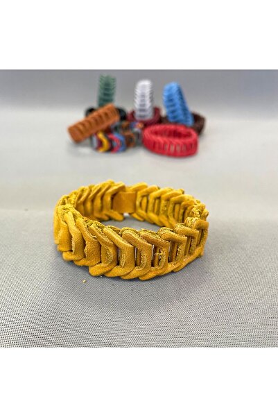 Generic Brand Unisex Genuine Leather Bracelet - Adjustable Puzzle, Men's and ...