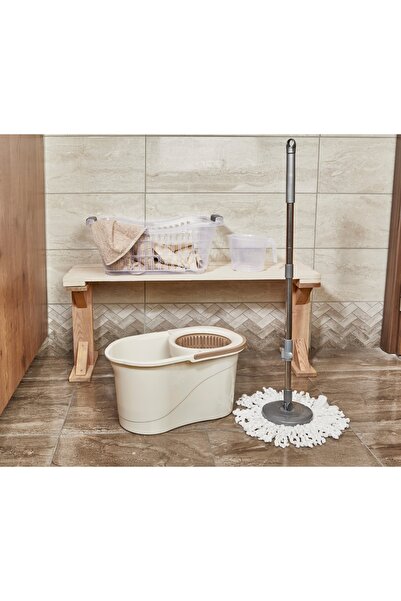 Bursev Temizlik Kopası Tekerlekli Mop Seti Follow Me 19l