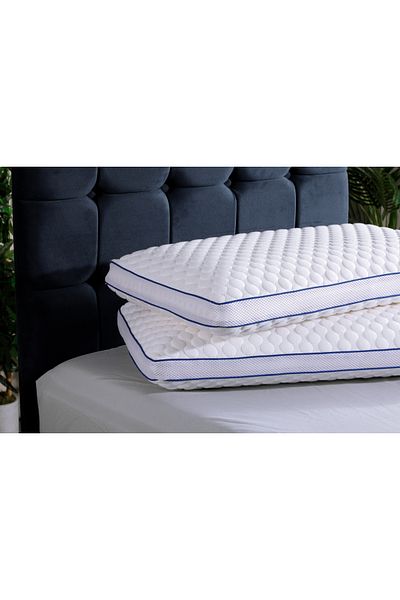 Tago Home Collagen Chubby Air Conditioned Aircomfort Visco Pillow (60X40X15 cm)
