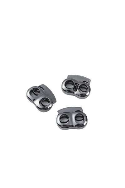 İsmet toka 10 قطع - سدادة أربطة معدنية - نيكل - إكسسوار معدني