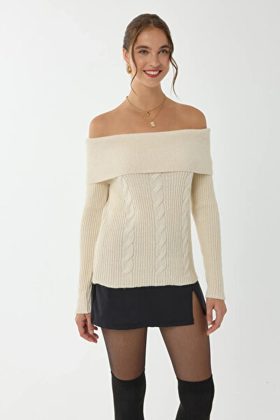 Hiccup Pulover tricotat cu umeri