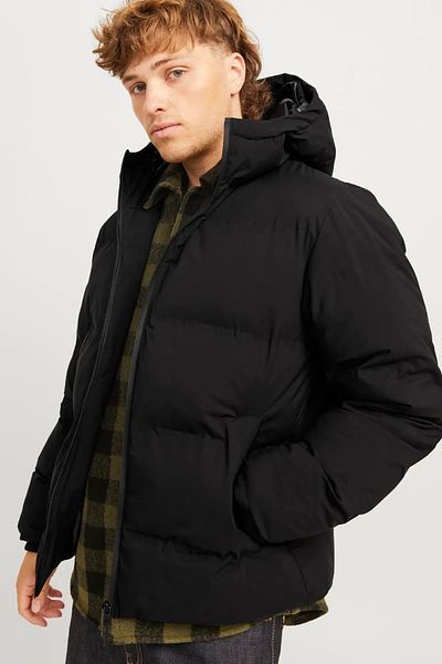 Jack & Jones Men's Jjpayne Puffer Coat - Black