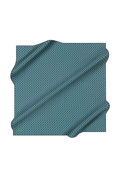 Aker Φουλάρι Saks Green Silk Twill - 8921713 -992