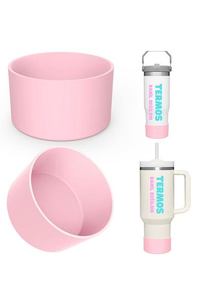Stanley Quencher Iceflow Lumin - New Generation Thermos Protector with Straw, Thick Silicone Base