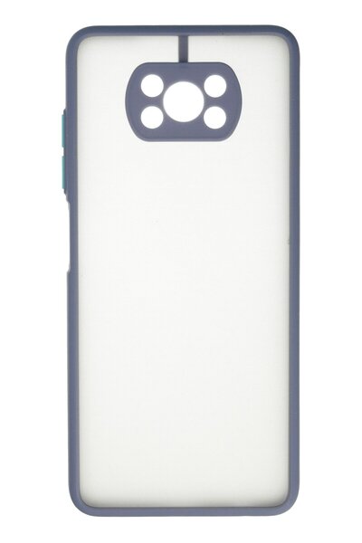 cepmoda XİAOMİ POCO X3 NFC - Jux Mat Kapak Yanları Silikon Arkası Sert Pc Buz...