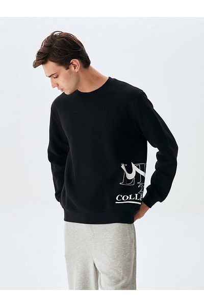 Ltb Logo Slogan Black Sweatshirt