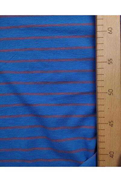 Kumaş Parça 140 см плетений рушник - синій та червоний кольори