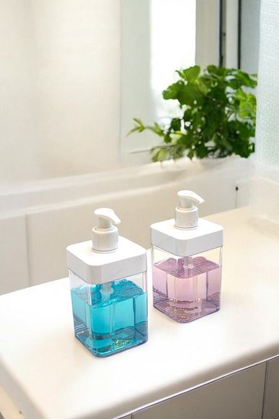Alacarte 2 Τεμάχια 400 ml Πάγκος Μπάνιου Κουζίνας Δοχείο υγρού σαπουνιού |   Δοχείο απορρυπαντικού νιπτήρα κουζίνας μπάνιου