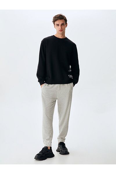Ltb Logo Slogan Black Sweatshirt