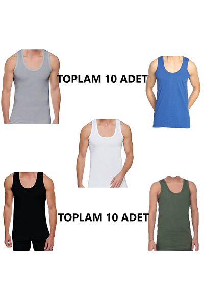 SİERNA Pack of 10 Men's Athletes Economic Srn-001125