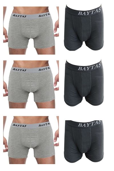 PİERLES Ανδρικό βαμβακερό Lycra Boxer 6 Pack