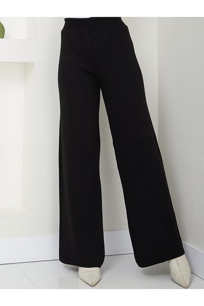 zanstil Zanstil Knitwear Wide Leg Trousers - Standard Size