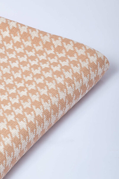 Sebir Moda Houndstooth Patterned Knitwear Shawl